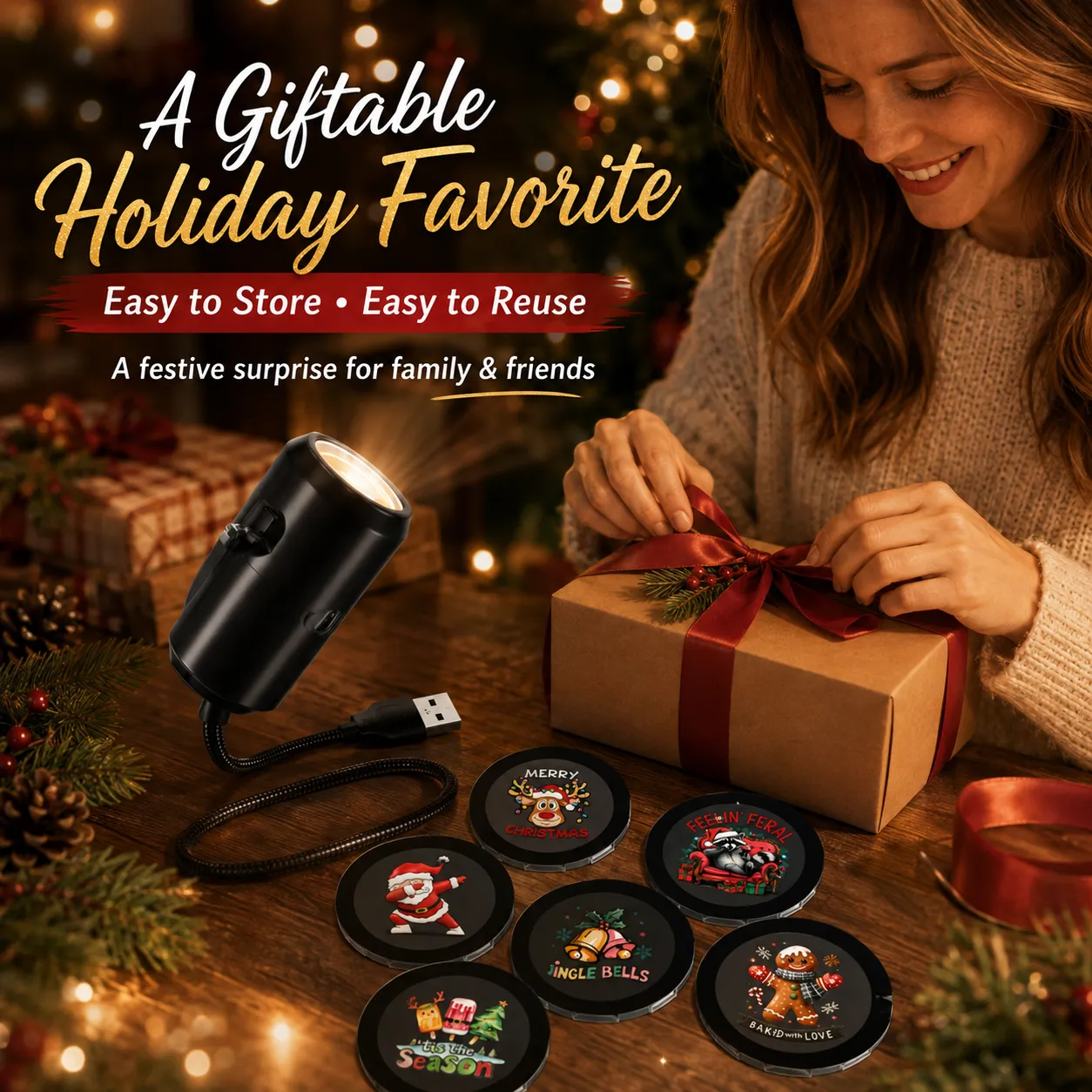 Christmas projector gift idea