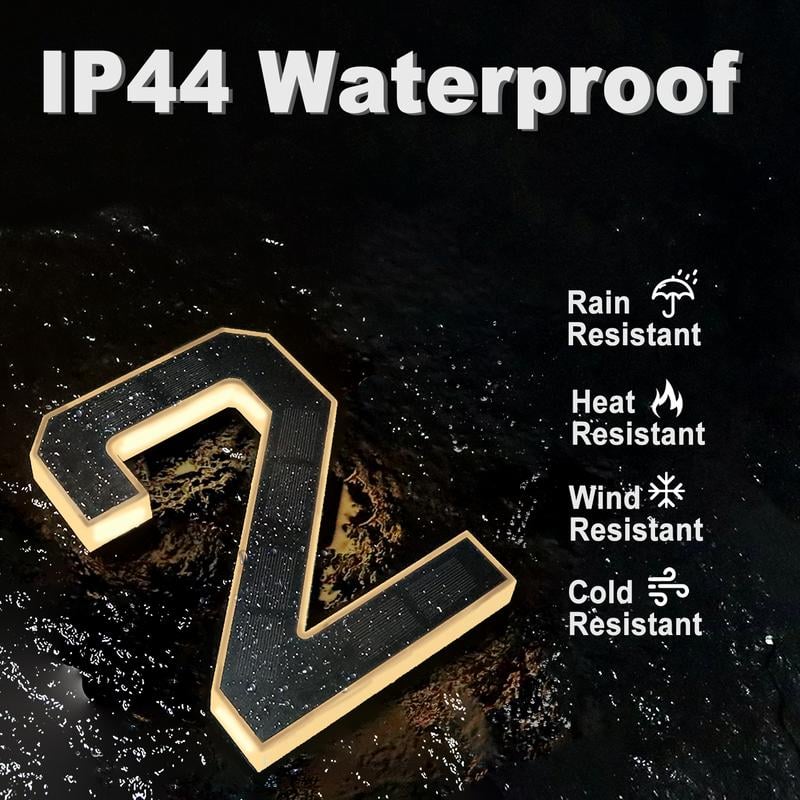 🔥Hot Sale Promotion 49% OFF🎁✨Lighted House Numbers for Outside