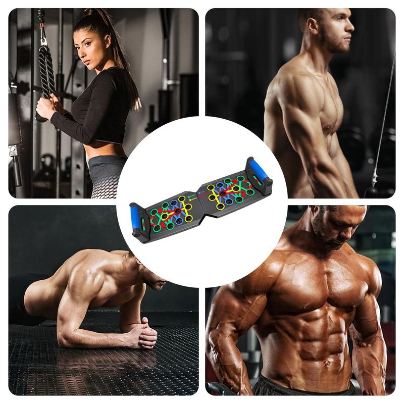 Product Introduction of 【Upgraded Version】Push-up Board, 1 Set Push-up Training Board, Home Push-up Training Board, Pull bar, Chest Muscle Abdominal Muscle Training Equipment for Men & Women, push board, Fitness Enthusiasts, Upper Body Strength, Portable Design 5