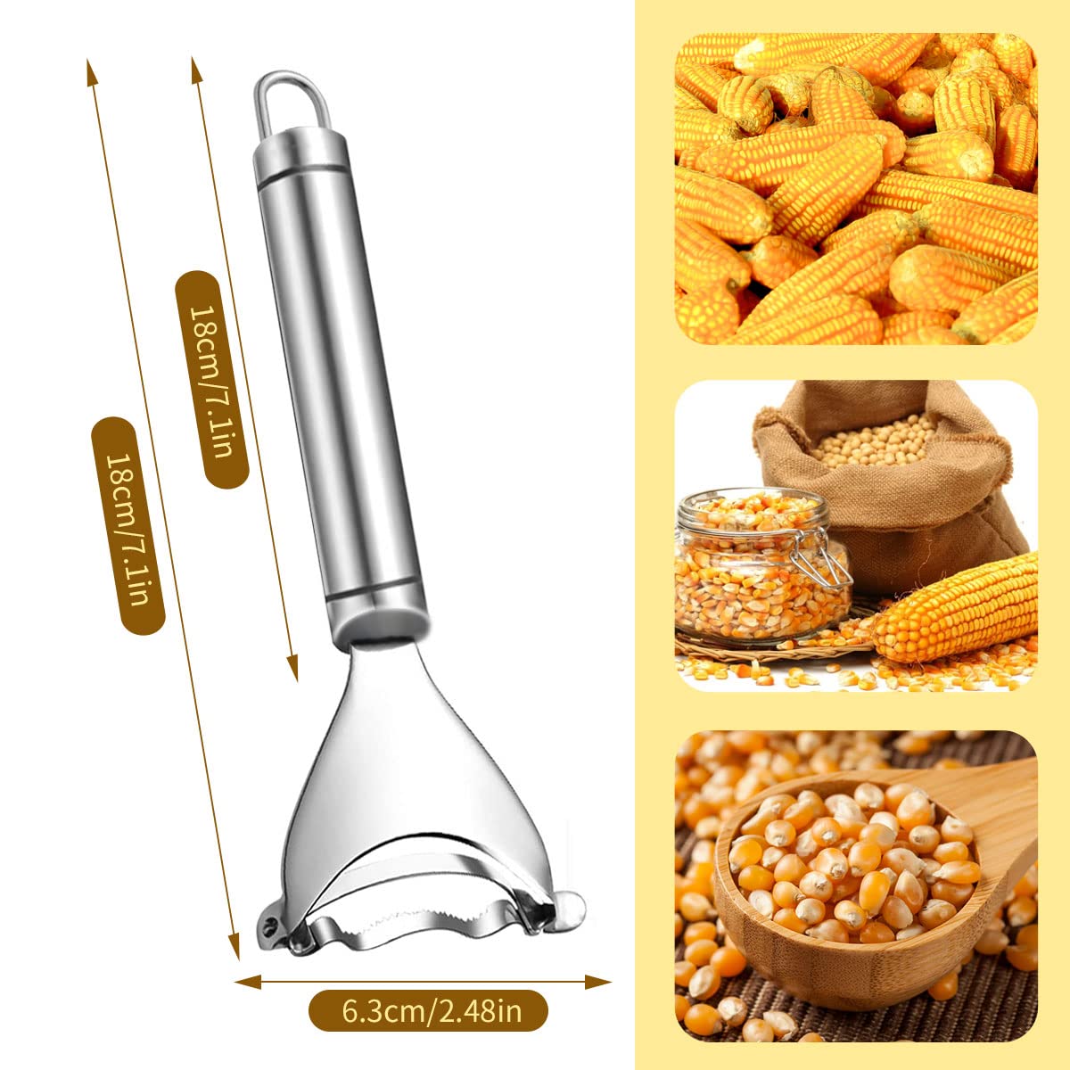 Corn Stripper Product Dimensions and Corn Yield