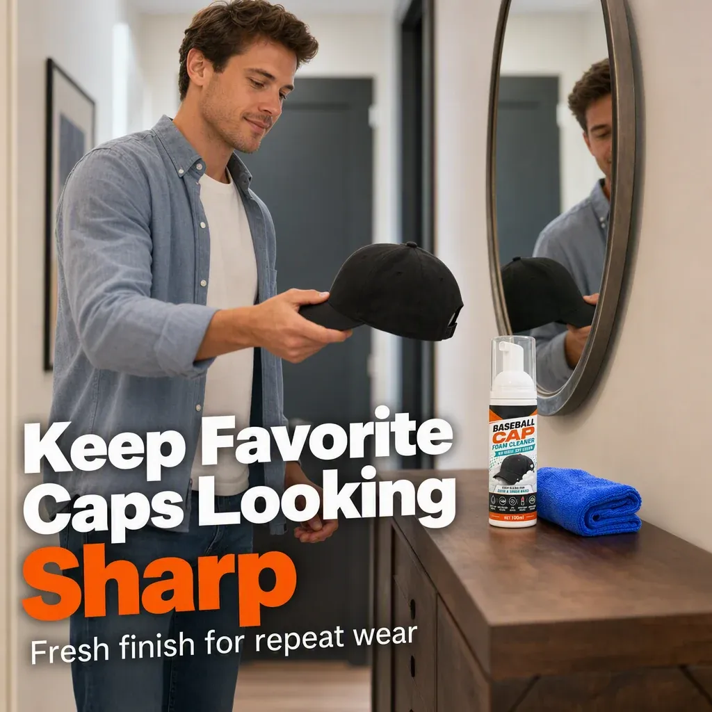 No rinse cap cleaner