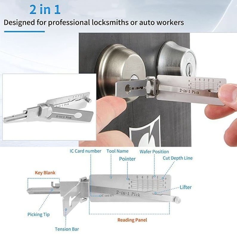 49% OFF This Week Promotions🎉🎉Stainless Steel Key Decoder