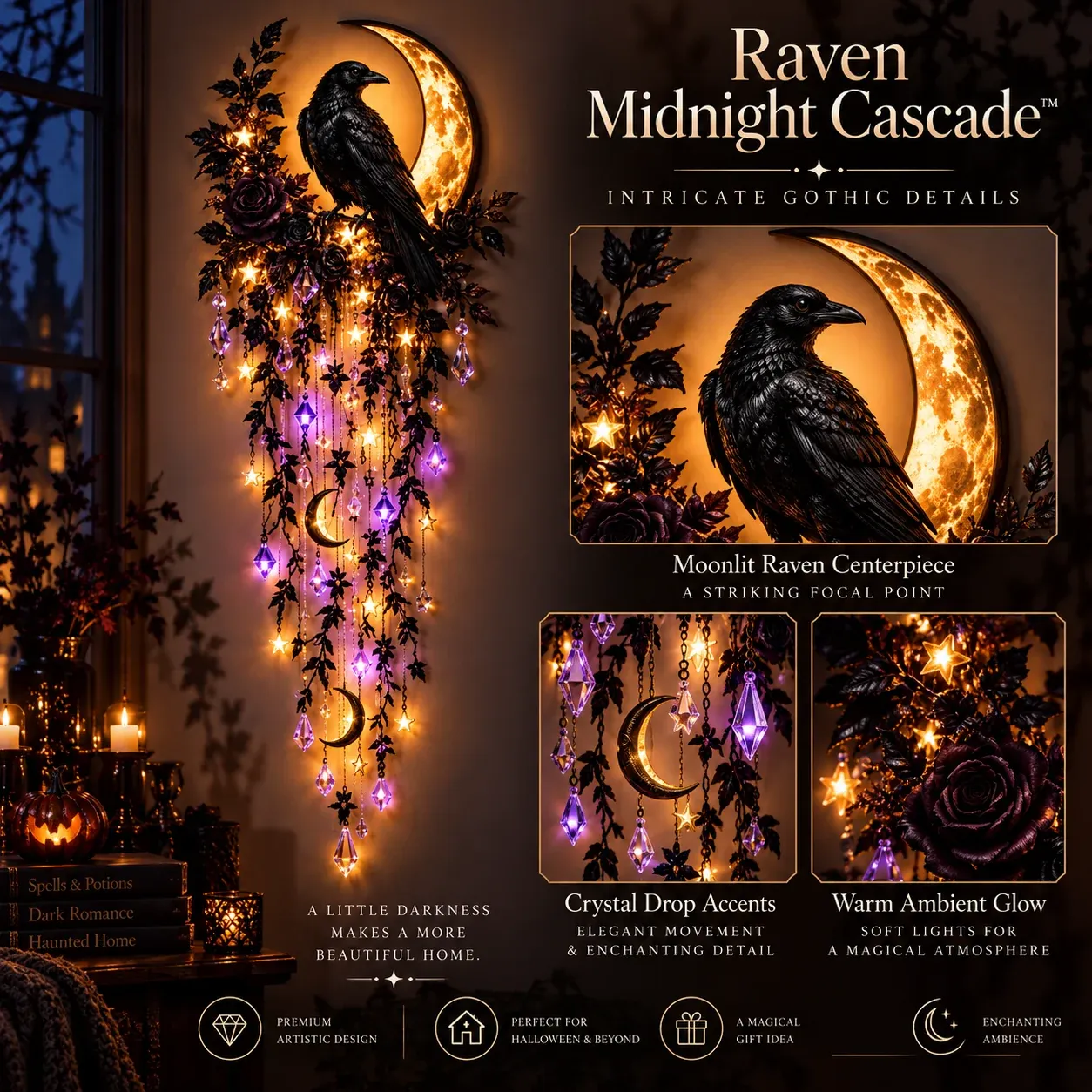 Raven Midnight Cascade Details