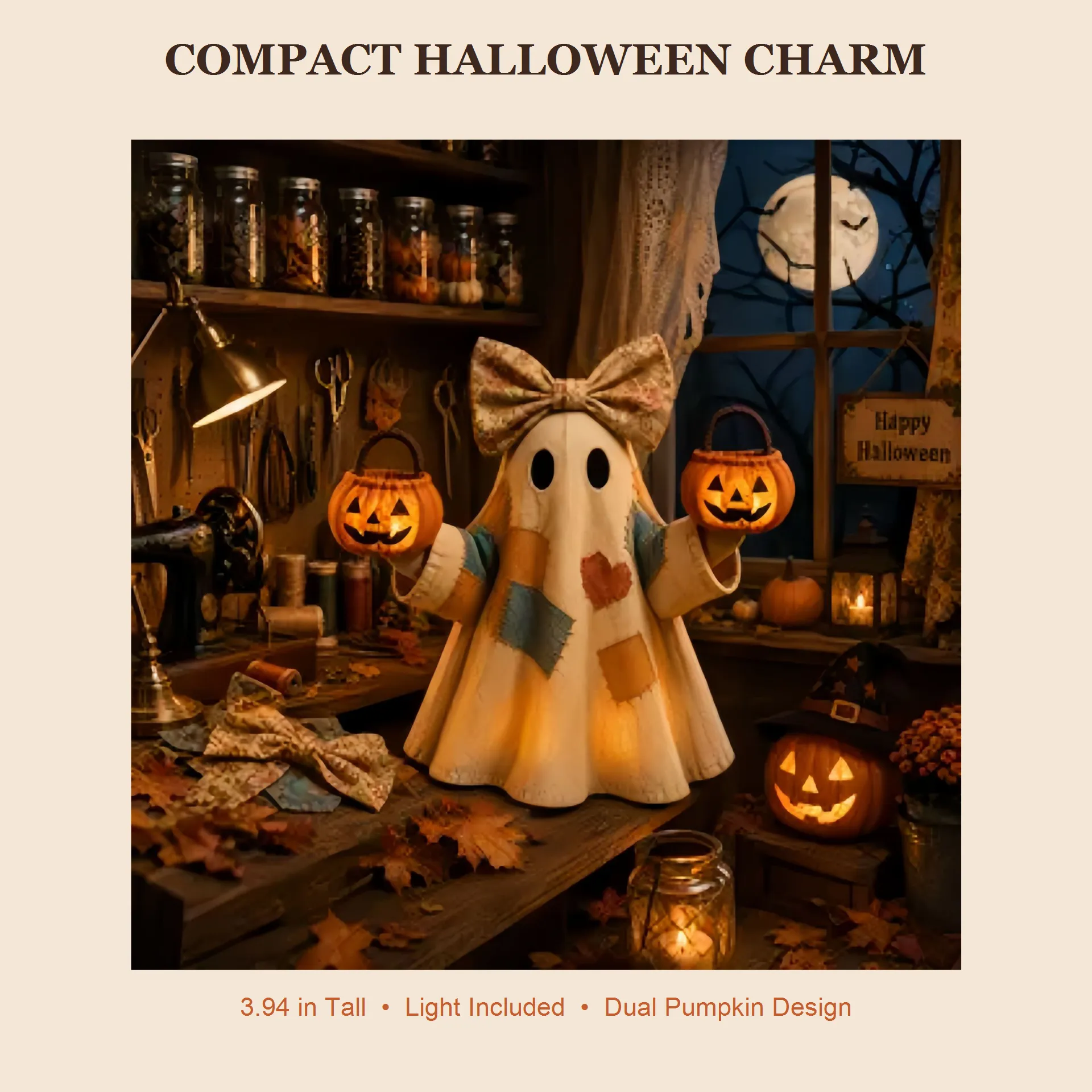 Patchwork ghost size and included-light details
