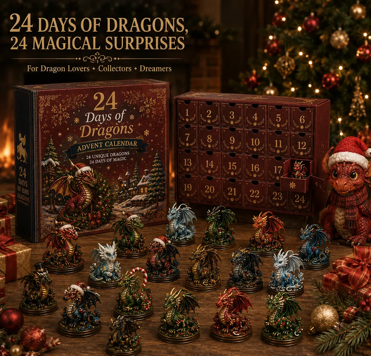 Christmas Fantasy Edition dragon Advent calendar