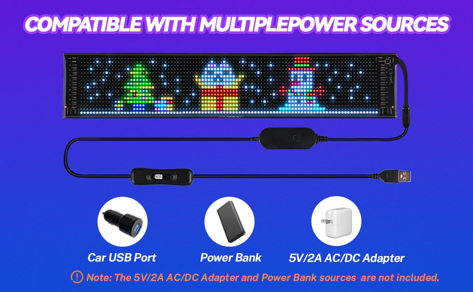 LED Signs for car