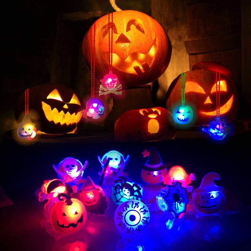 🎁Heißer Verkaufsrabatt 49 %🔥 Halloween 50 Stück LED-Leuchtringe
