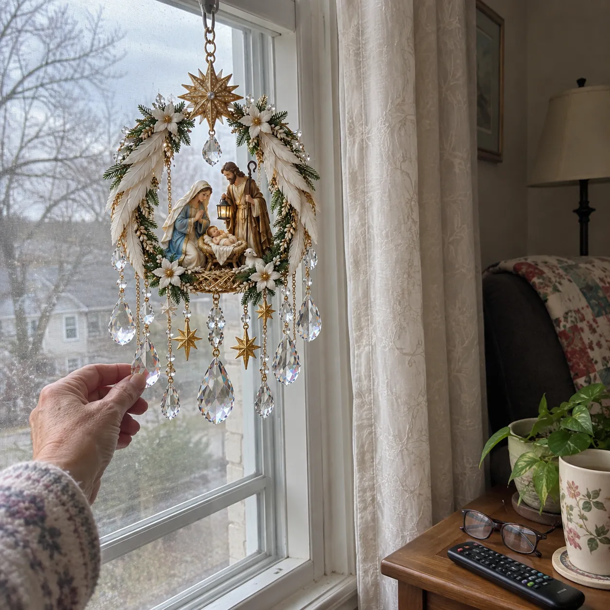 Holy Family Nativity lifestyle scene from the source product gallery