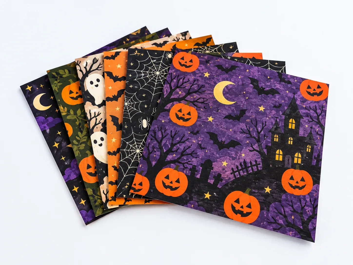 Halloween craft paper sheets