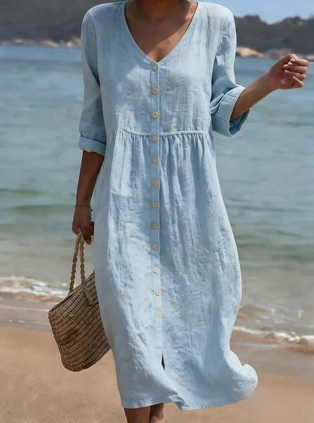 casual cotton and linen dresses Cotton Linen Casual Summer Dresses